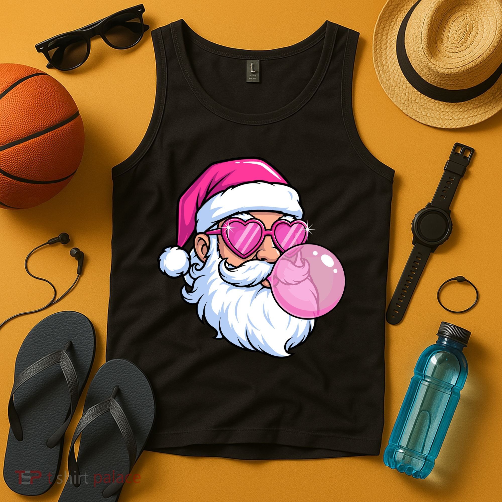 Santa Claus Bubblegum Retro Tank Top