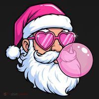 Santa Claus Bubblegum Retro Toddler T-Shirt thumb 4