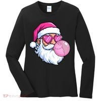 Santa Claus Bubblegum Retro Women's Long Sleeve Shirt thumb 0