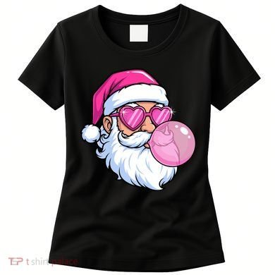 Santa Claus Bubblegum Retro Women's T-Shirt