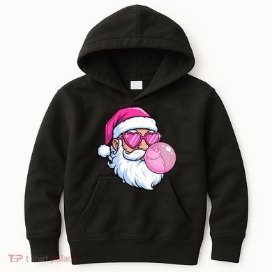 Santa Claus Bubblegum Retro Kids Hoodie
