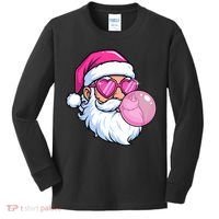 Santa Claus Bubblegum Retro Kids Long Sleeve Shirt thumb 0