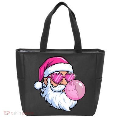 Santa Claus Bubblegum Retro Tote Bag
