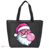 Santa Claus Bubblegum Retro Tote Bag thumb 0