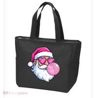 Santa Claus Bubblegum Retro Tote Bag thumb 3