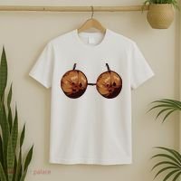 Summer Coconut Bra Halloween Costume Shirt Funny Outfit Gift T-Shirt thumb 2
