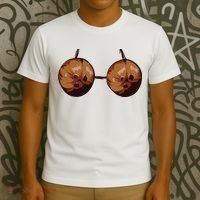 Summer Coconut Bra Halloween Costume Shirt Funny Outfit Gift T-Shirt thumb 3