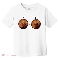 Summer Coconut Bra Halloween Costume Shirt Funny Outfit Gift Toddler T-Shirt thumb 0