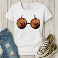 Summer Coconut Bra Halloween Costume Shirt Funny Outfit Gift Women's T-Shirt thumb 3