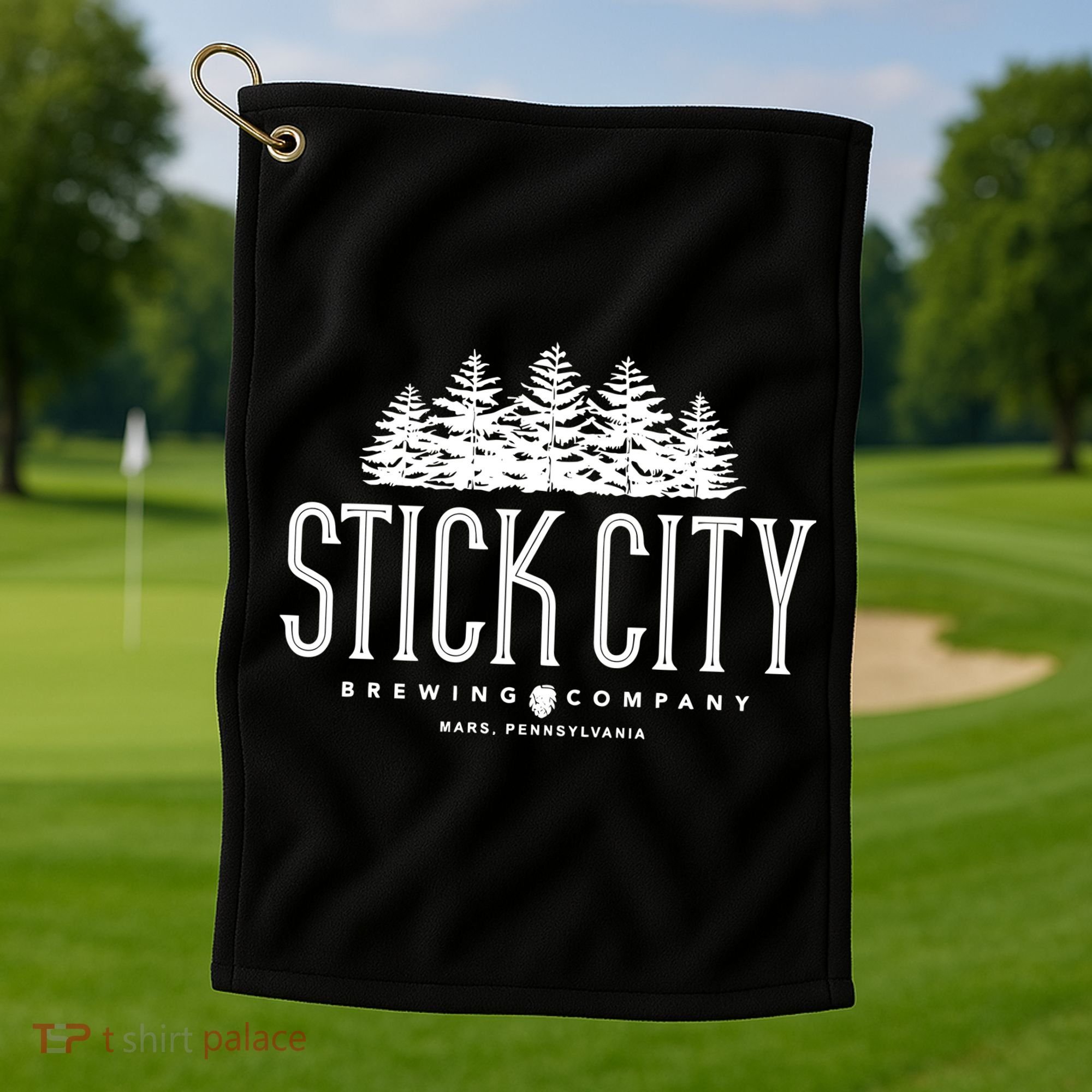 Stick City Brewing Company Golf Towel