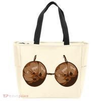 Summer Coconut Bra Halloween Costume Funny Outfit Gift Tote Bag thumb 0