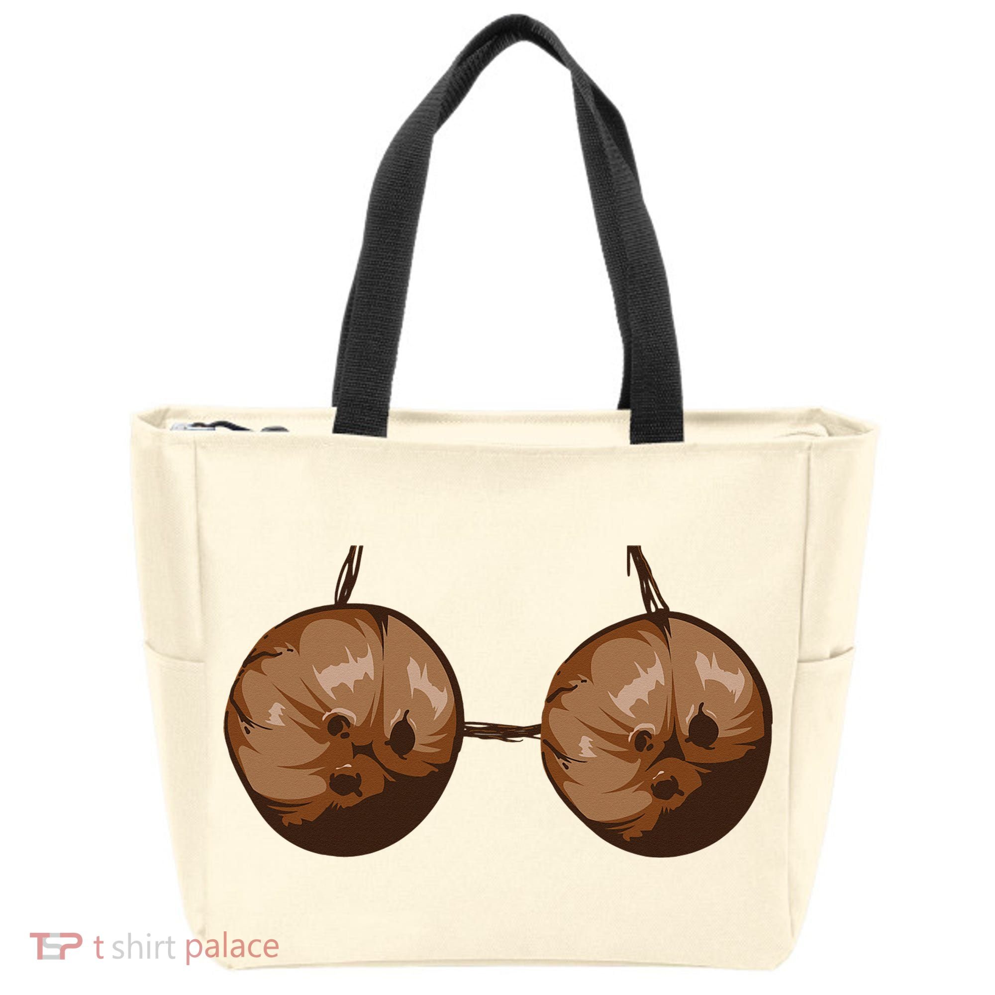 Summer Coconut Bra Halloween Costume Funny Outfit Gift Tote Bag