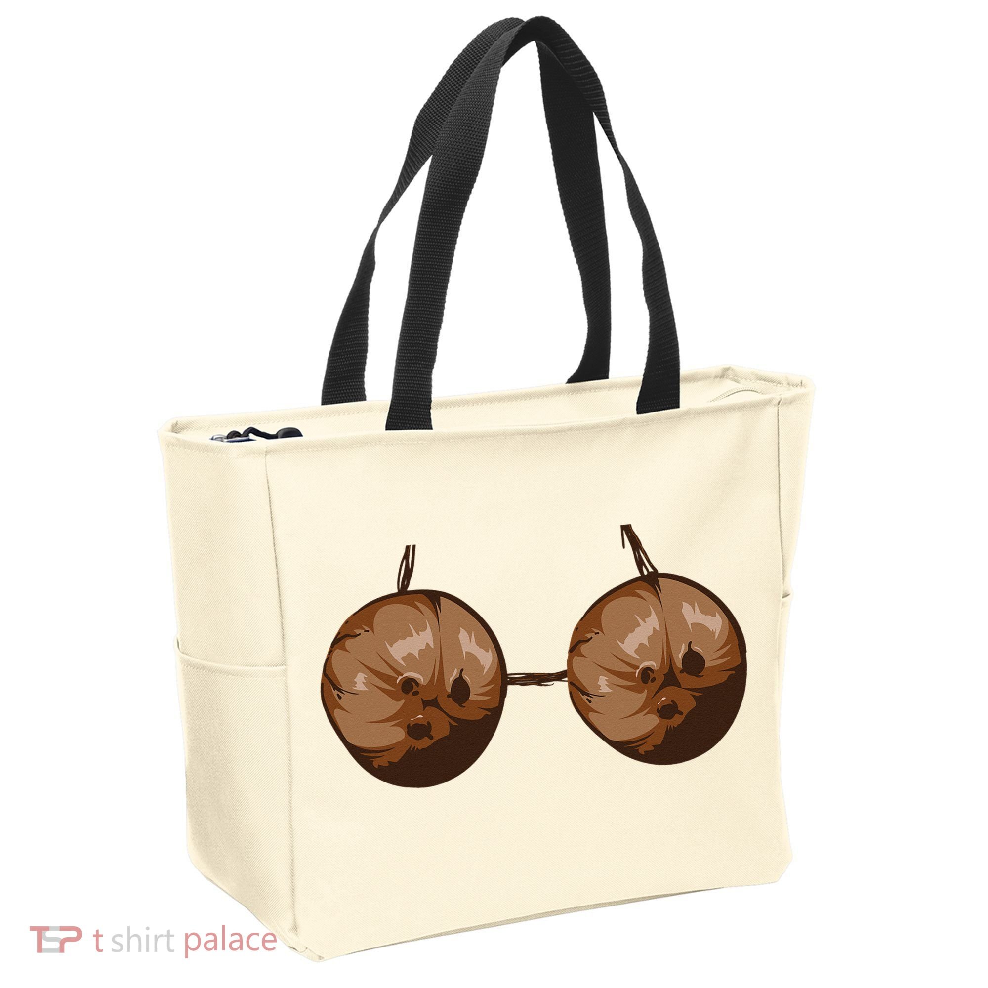 Summer Coconut Bra Halloween Costume Funny Outfit Gift Tote Bag