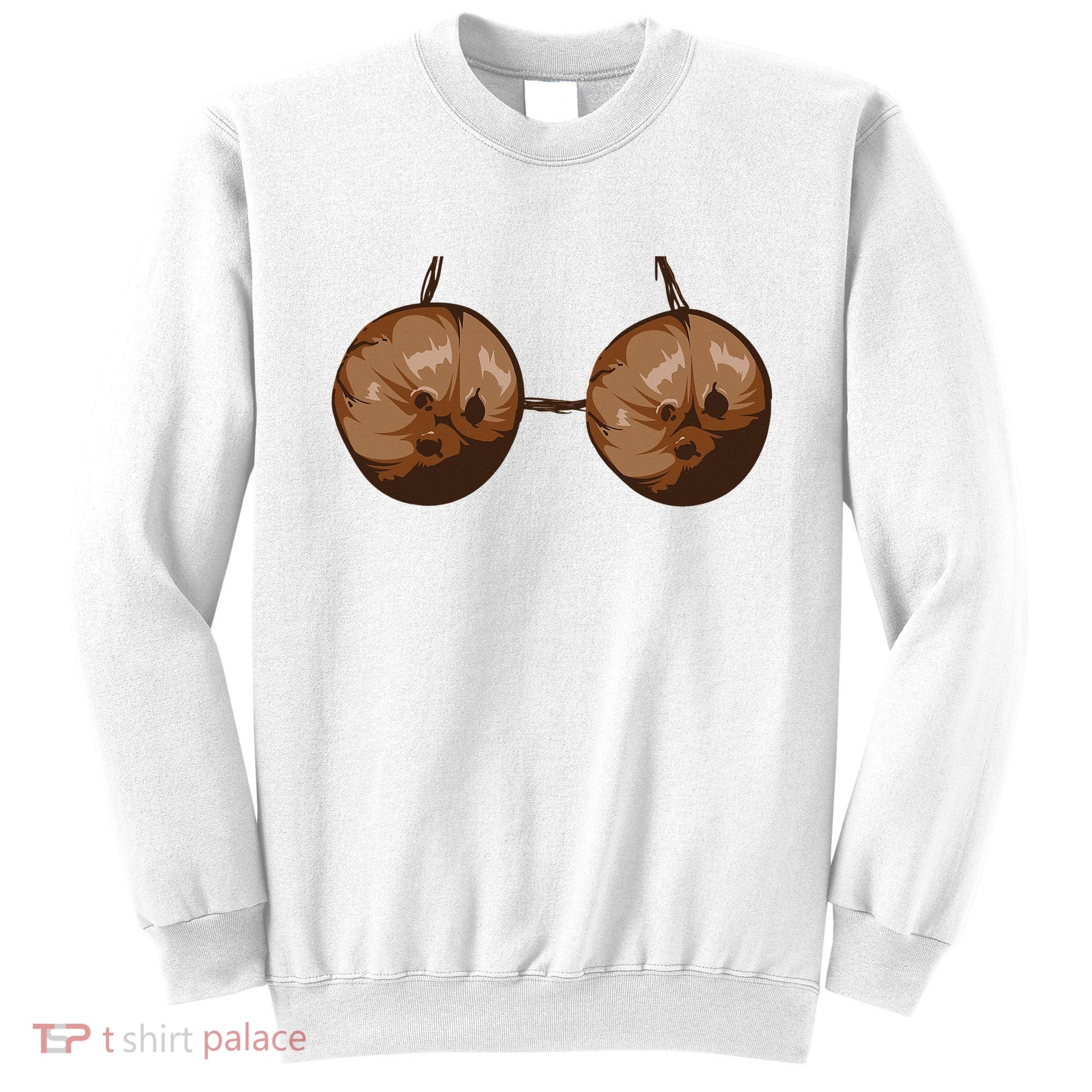 Summer Coconut Bra Halloween Costume Funny Outfit Gift Sweatshirt