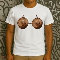 Summer Coconut Bra Halloween Costume Funny Outfit Gift T-Shirt thumb 3