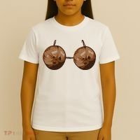 Summer Coconut Bra Halloween Costume Funny Outfit Gift T-Shirt thumb 4