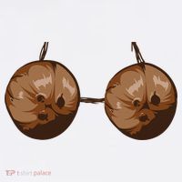 Summer Coconut Bra Halloween Costume Funny Outfit Gift T-Shirt thumb 7