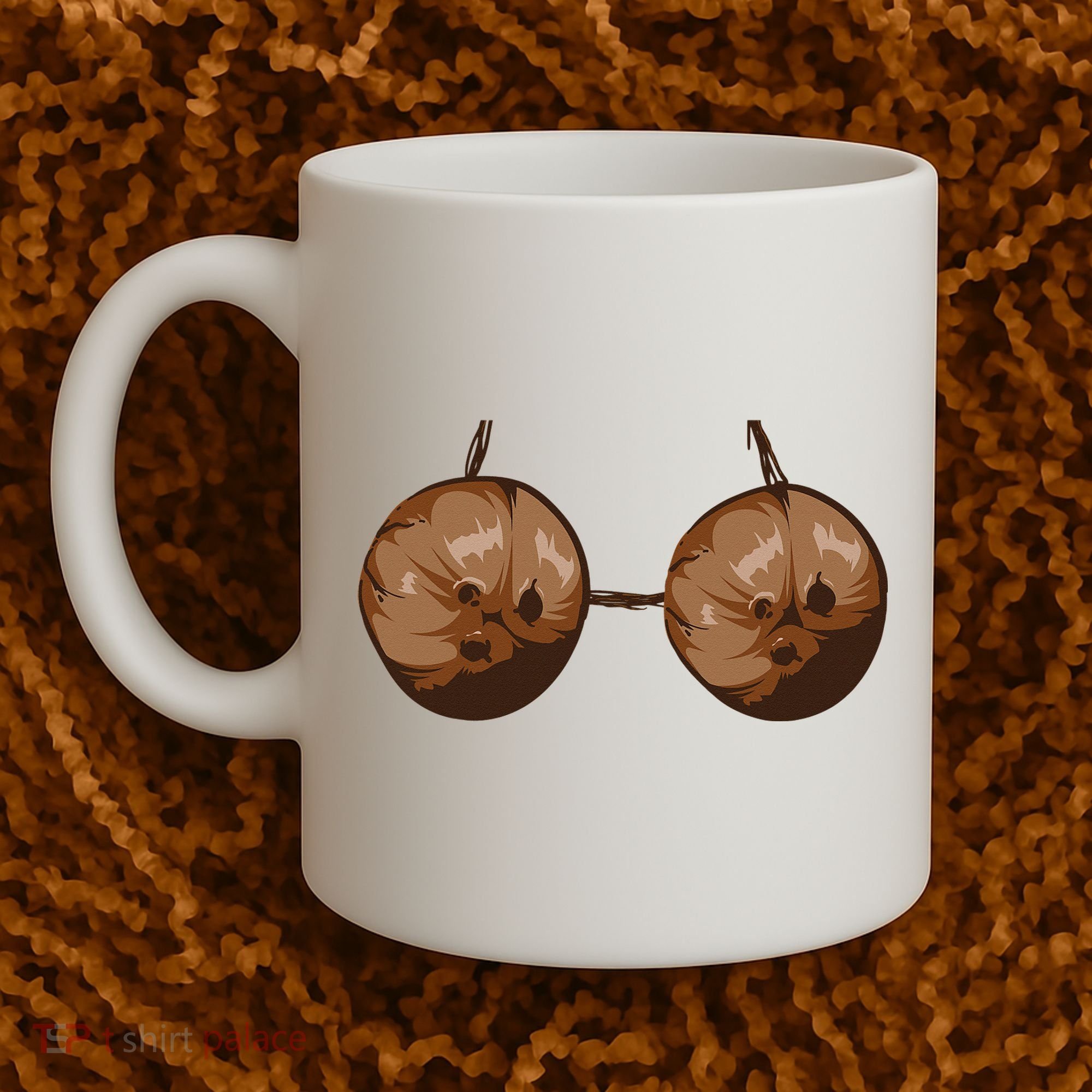 Summer Coconut Bra Halloween Costume Funny Outfit Gift Coffee Mug