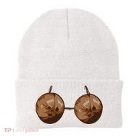 Summer Coconut Bra Halloween Costume Funny Outfit Gift Beanie thumb 0