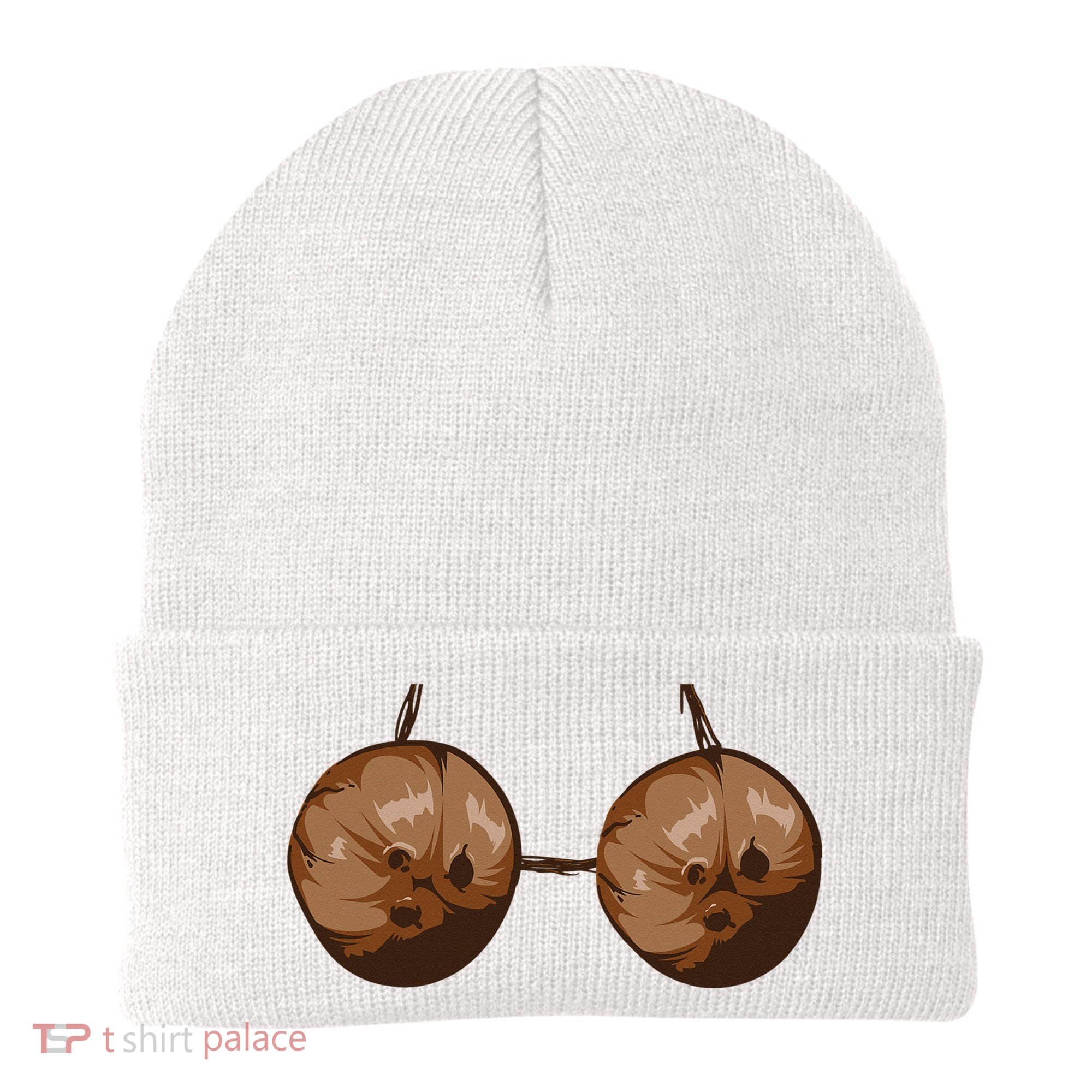Summer Coconut Bra Halloween Costume Funny Outfit Gift Beanie