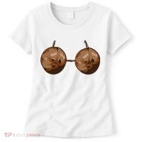 Summer Coconut Bra Halloween Costume Funny Outfit Gift Women's T-Shirt thumb 0