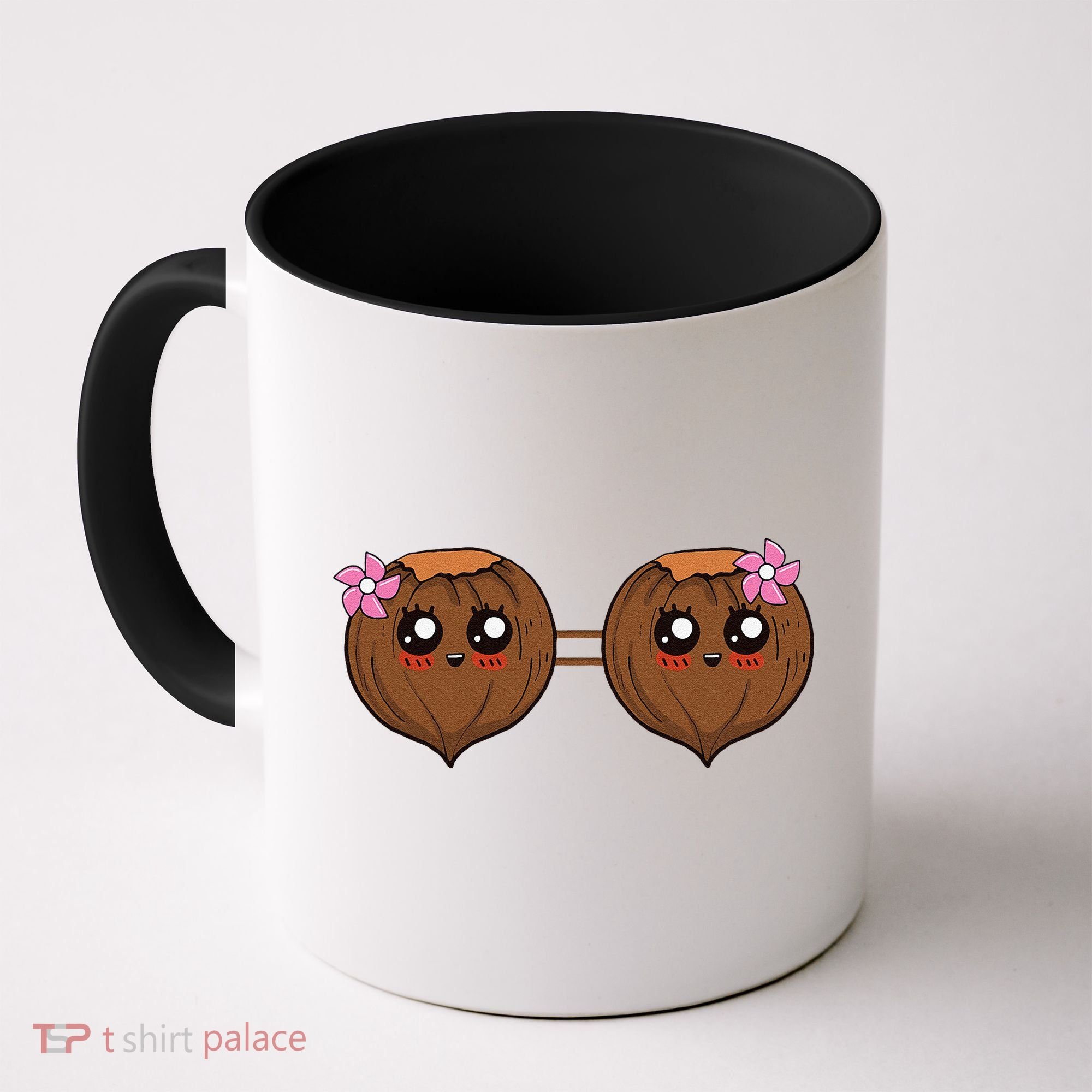 Summer Coconut Bra Halloween Costume Hawaii Aloha Beach Coffee Mug