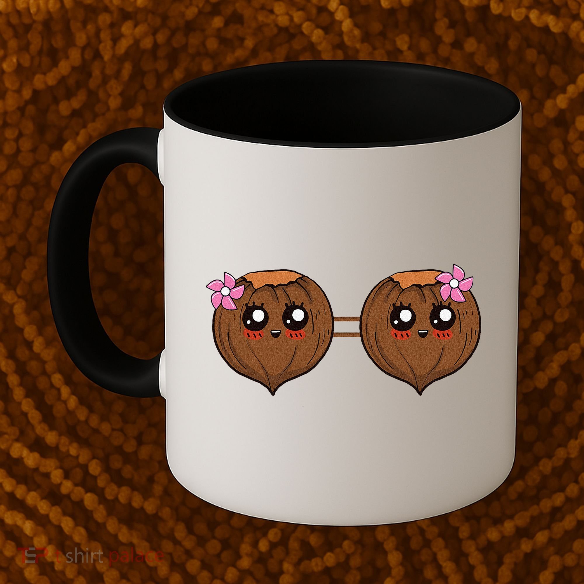 Summer Coconut Bra Halloween Costume Hawaii Aloha Beach Coffee Mug