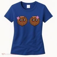 Summer Coconut Bra Halloween Costume Hawaii Aloha Beach Women's T-Shirt thumb 0