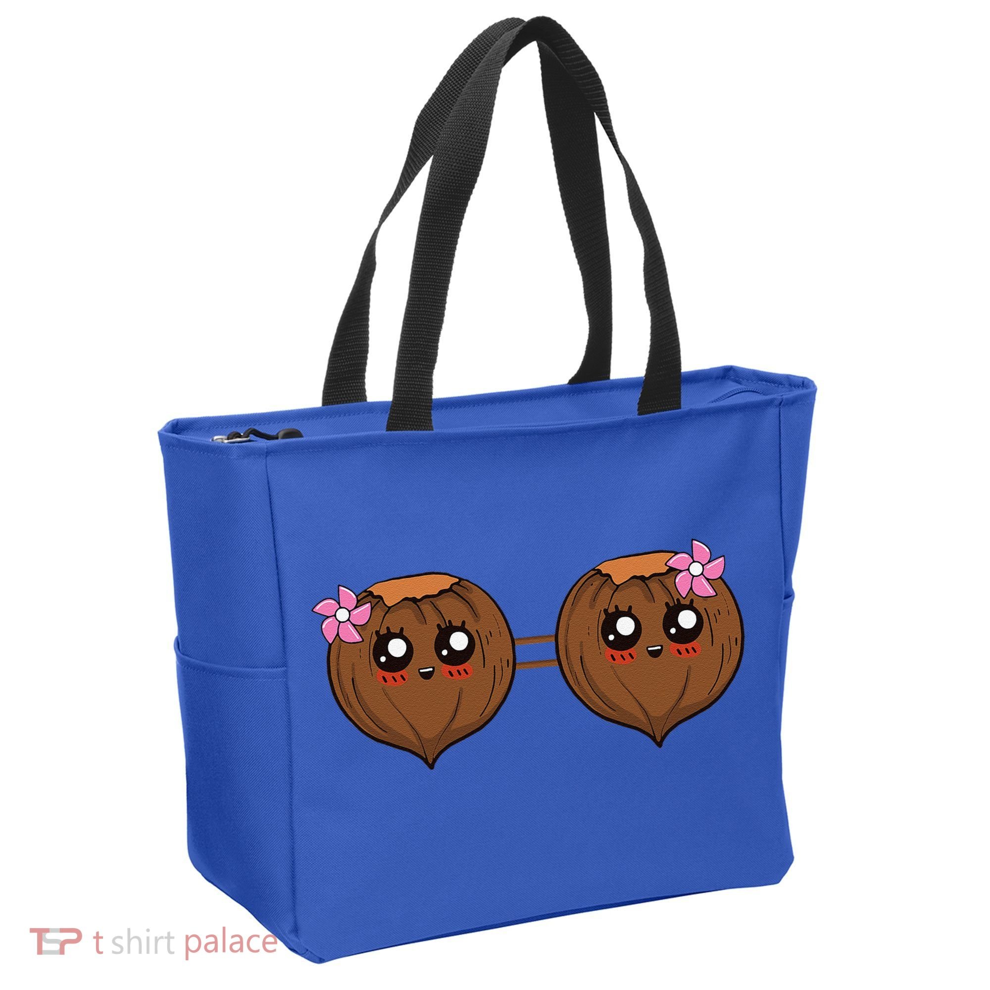 Summer Coconut Bra Halloween Costume Hawaii Aloha Beach Tote Bag