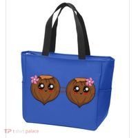 Summer Coconut Bra Halloween Costume Hawaii Aloha Beach Tote Bag thumb 3