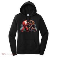 Santa Claus Boxing Bigfoot Sasquatch Christmas Women's Hoodie thumb 0