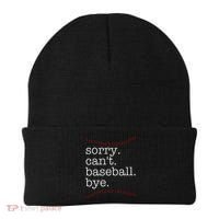 Sorry Can't Baseball Bye Beanie thumb 0