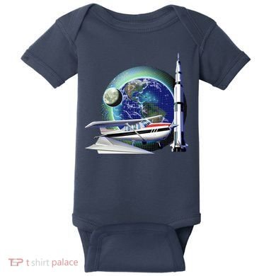 Science Club Blast Off Baby Bodysuit