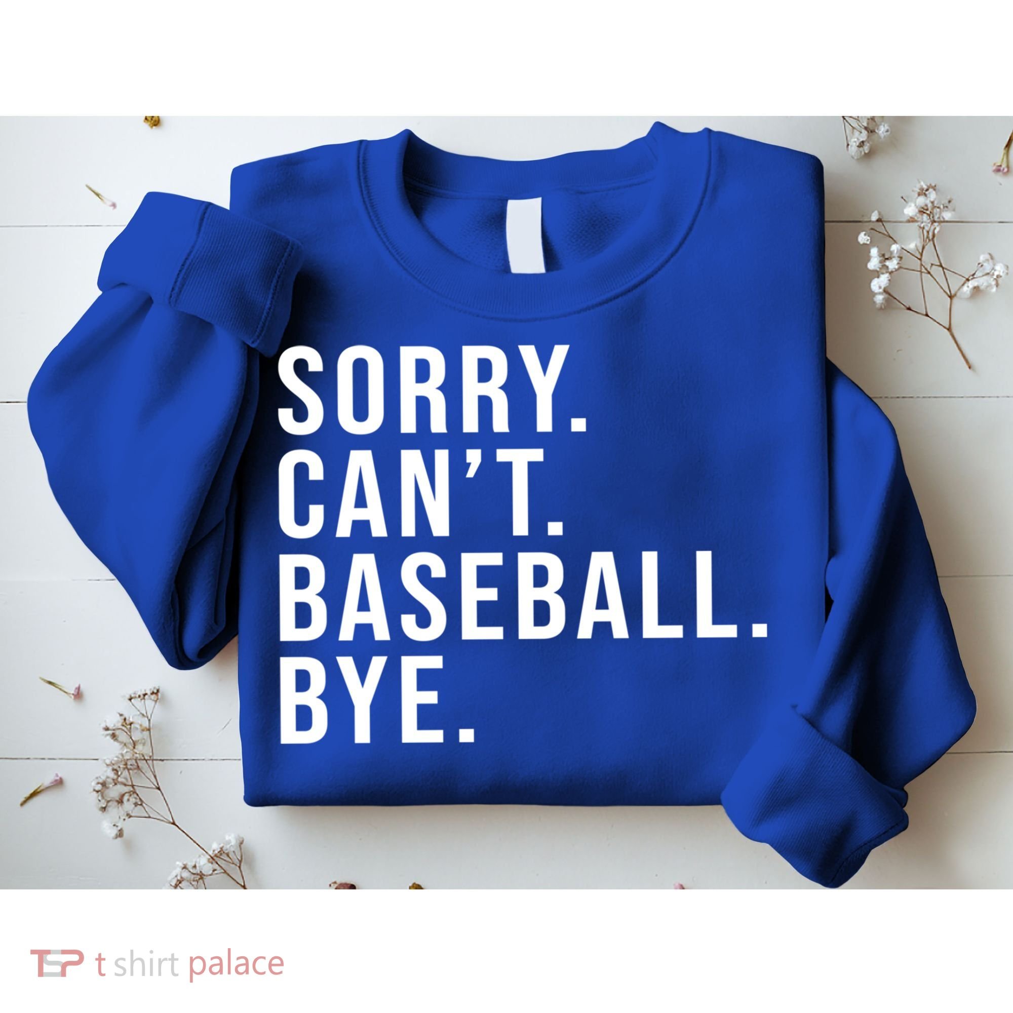 Sorry Can't Baseball Bye Funny Baseball Lover Game Day Vibes Gift Sweatshirt