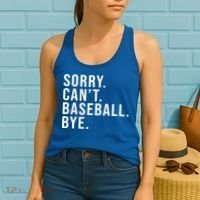 Sorry Can't Baseball Bye Funny Baseball Lover Game Day Vibes Gift Women's Tank Top thumb 2