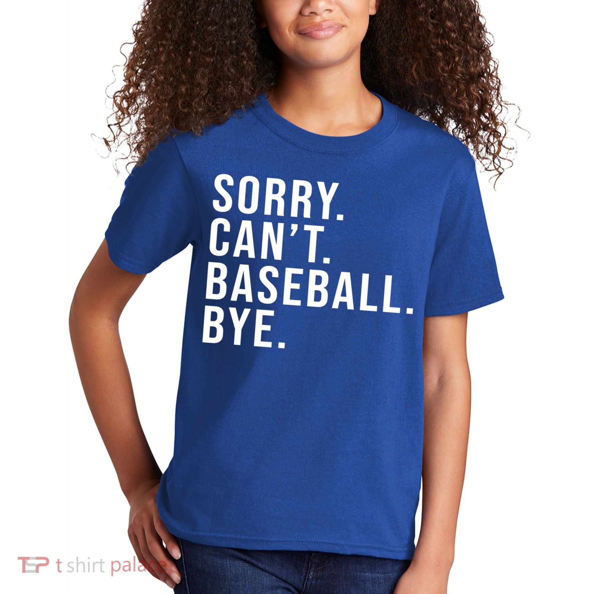 Sorry Can't Baseball Bye Funny Baseball Lover Game Day Vibes Gift Kids T-Shirt