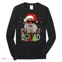 Santa Claus Black Xmas Santa Afro African American Proud Long Sleeve Shirt thumb 0