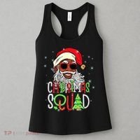 Santa Claus Black Xmas Santa Afro African American Proud Women's Tank Top thumb 3