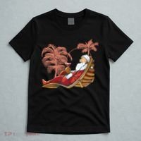 Santa Claus Beach Cocktail Christmas T-Shirt thumb 5