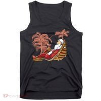 Santa Claus Beach Cocktail Christmas Tank Top thumb 0