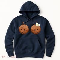 Summer Coconut Bra Halloween Hawaii Hoodie thumb 0