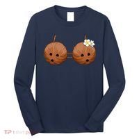 Summer Coconut Bra Halloween Hawaii Long Sleeve Shirt thumb 0