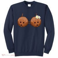 Summer Coconut Bra Halloween Hawaii Sweatshirt thumb 0