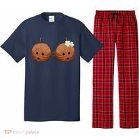Summer Coconut Bra Halloween Hawaii Pajama Set thumb 0