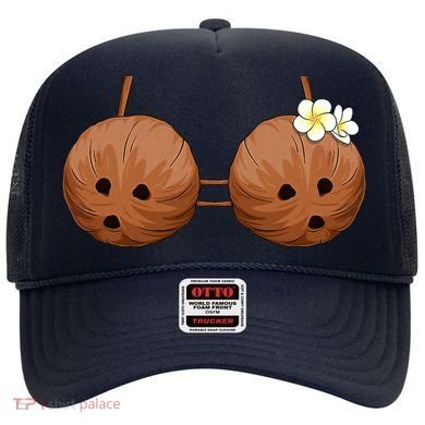 Summer Coconut Bra Halloween Hawaii Hat