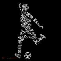 Soccer Player Ball Shadow Word Mashup Coffee Mug thumb 5