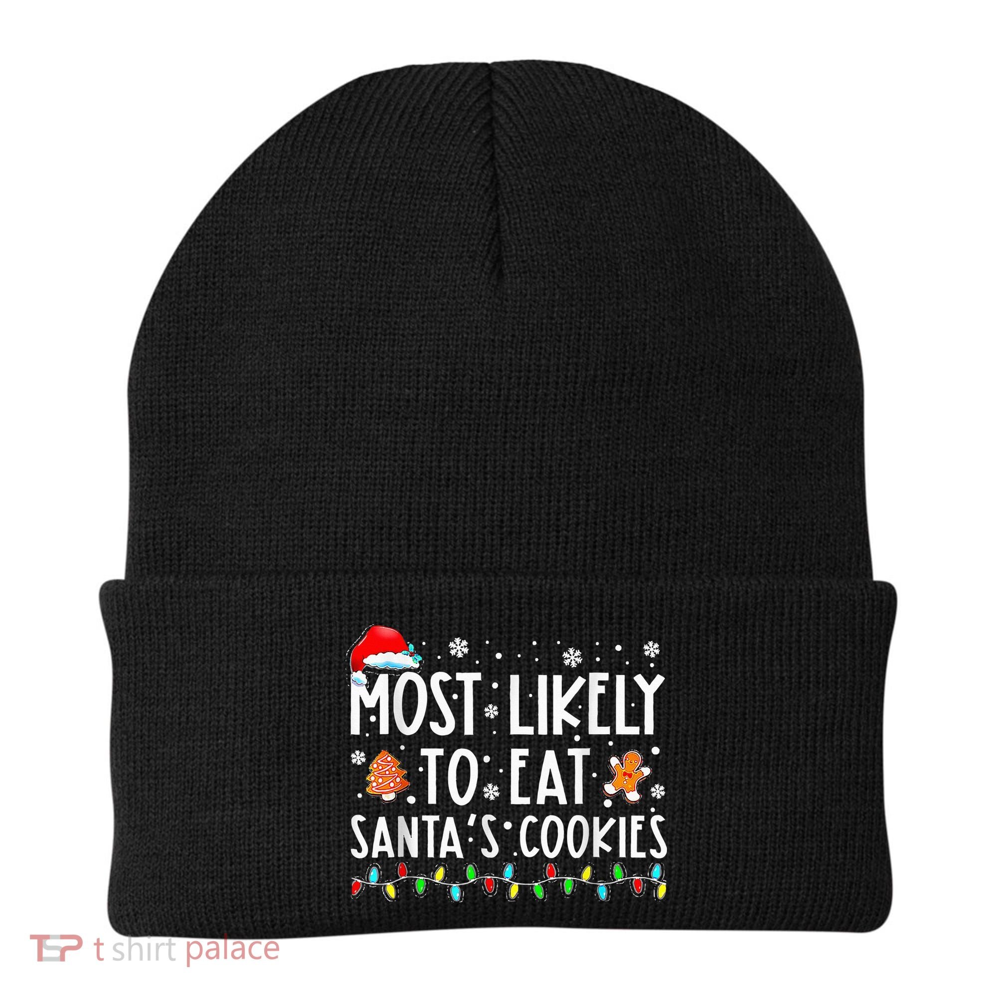 Santa's Cookie Connoisseurs Festive Family Christmas Fun Beanie