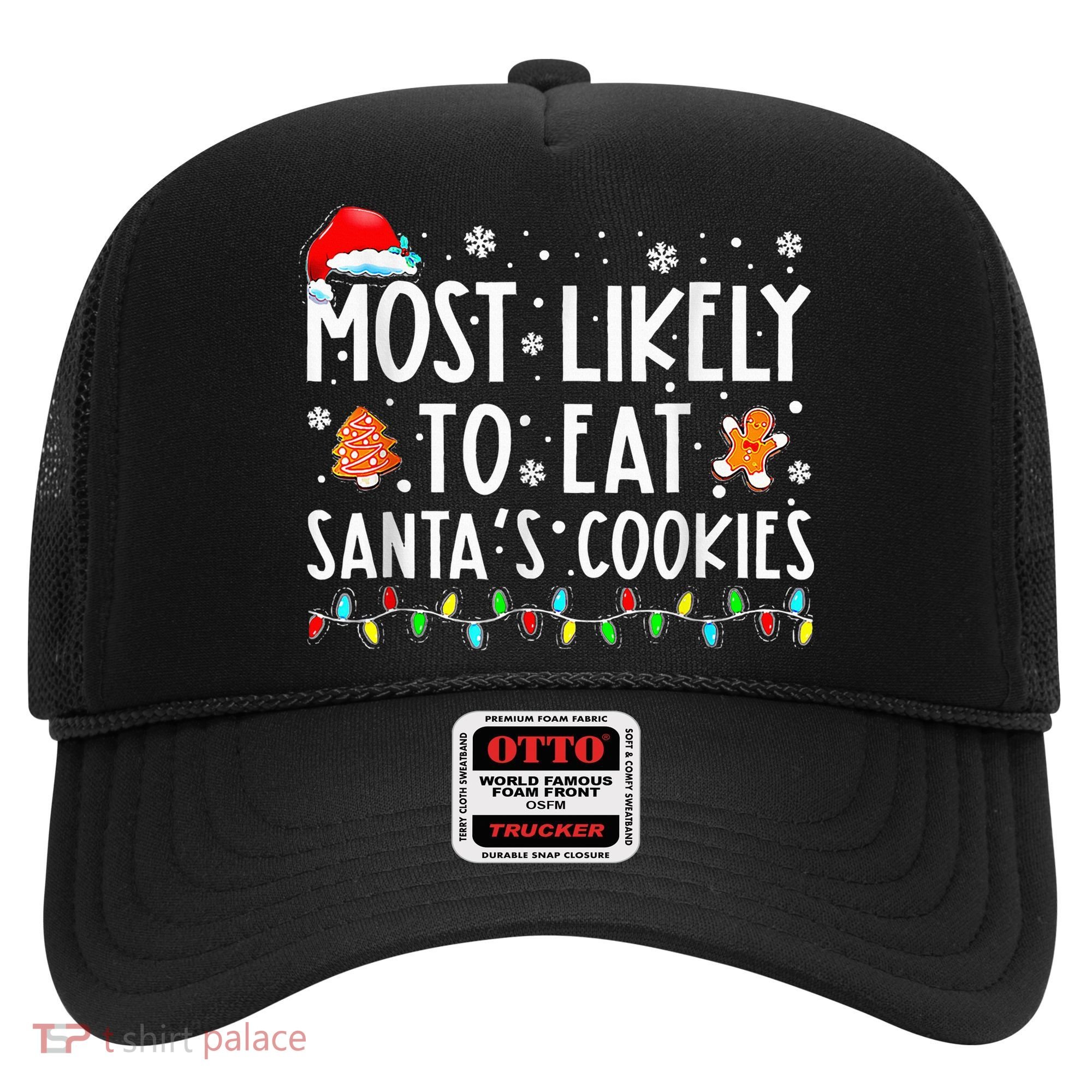 Santa's Cookie Connoisseurs Festive Family Christmas Fun Hat