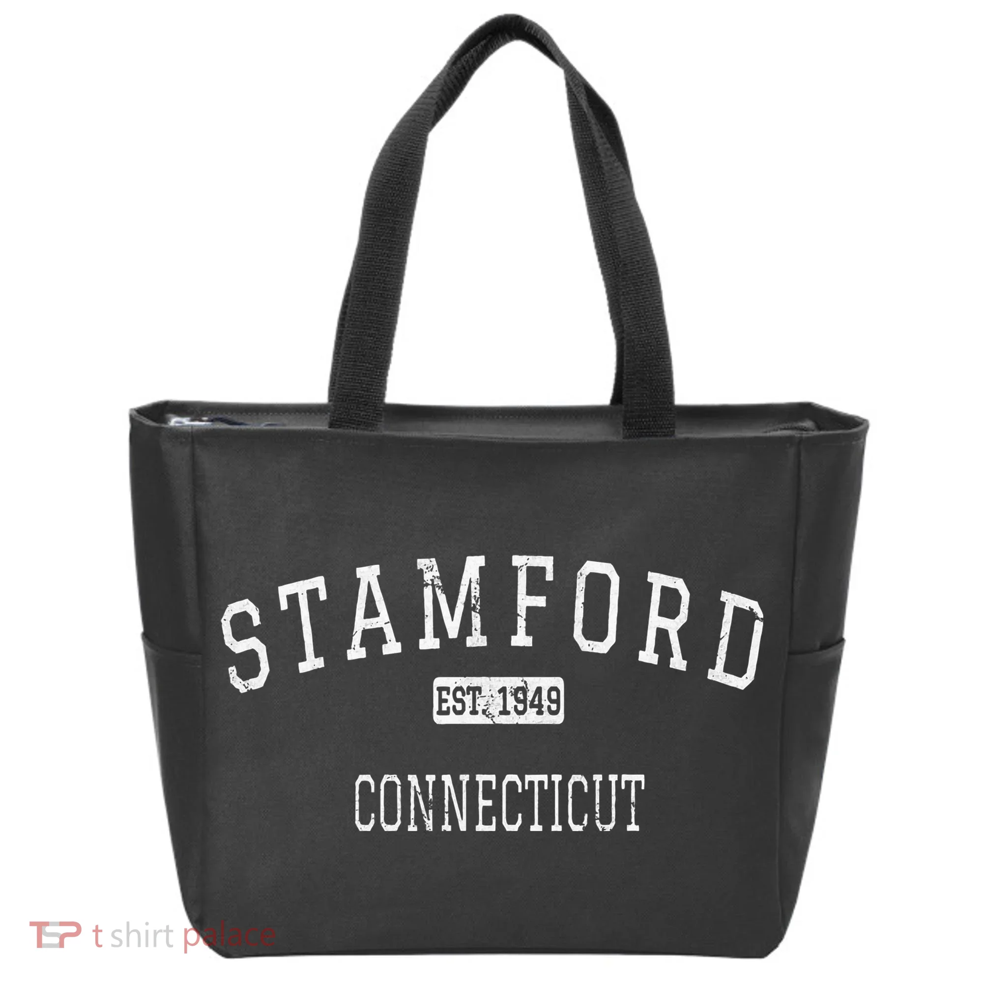 Stamford Connecticut Ct Vintage Tote Bag