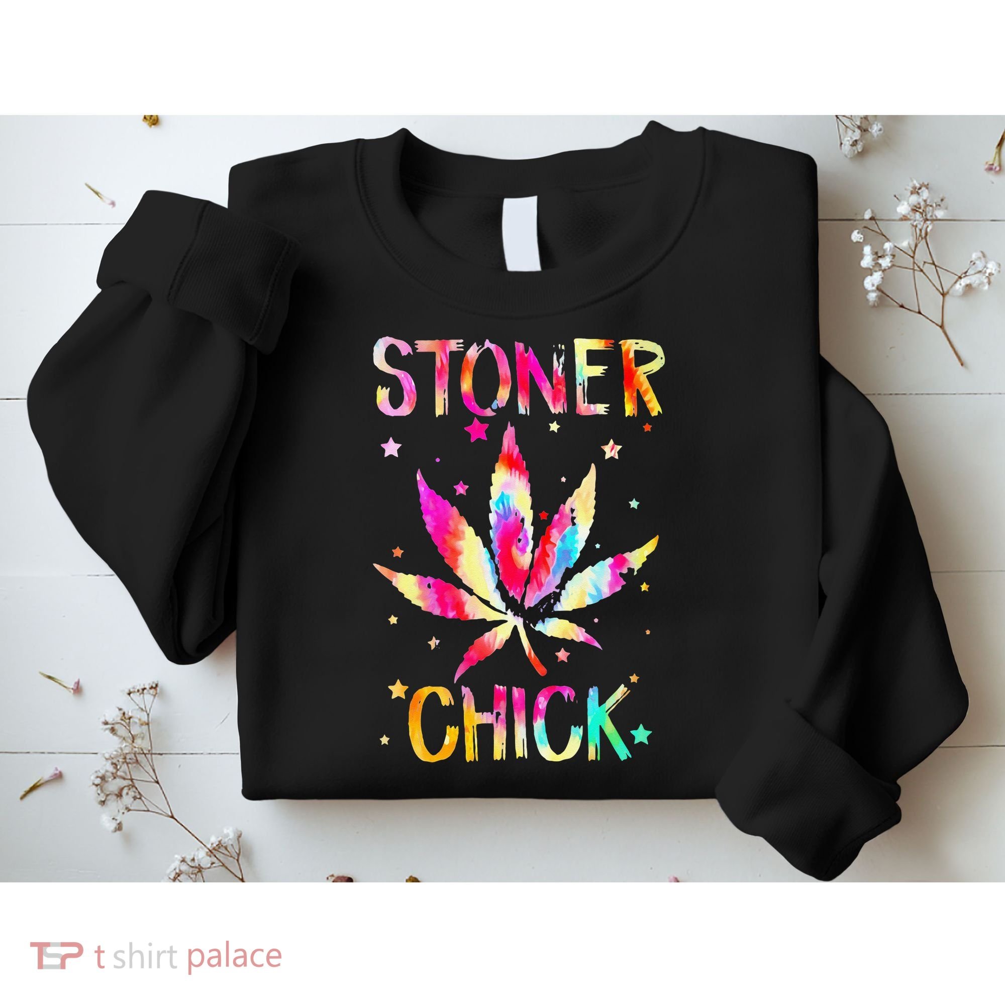 Stoner Chick Cannabis Stoner Marijuana Cannabis Sweatshirt